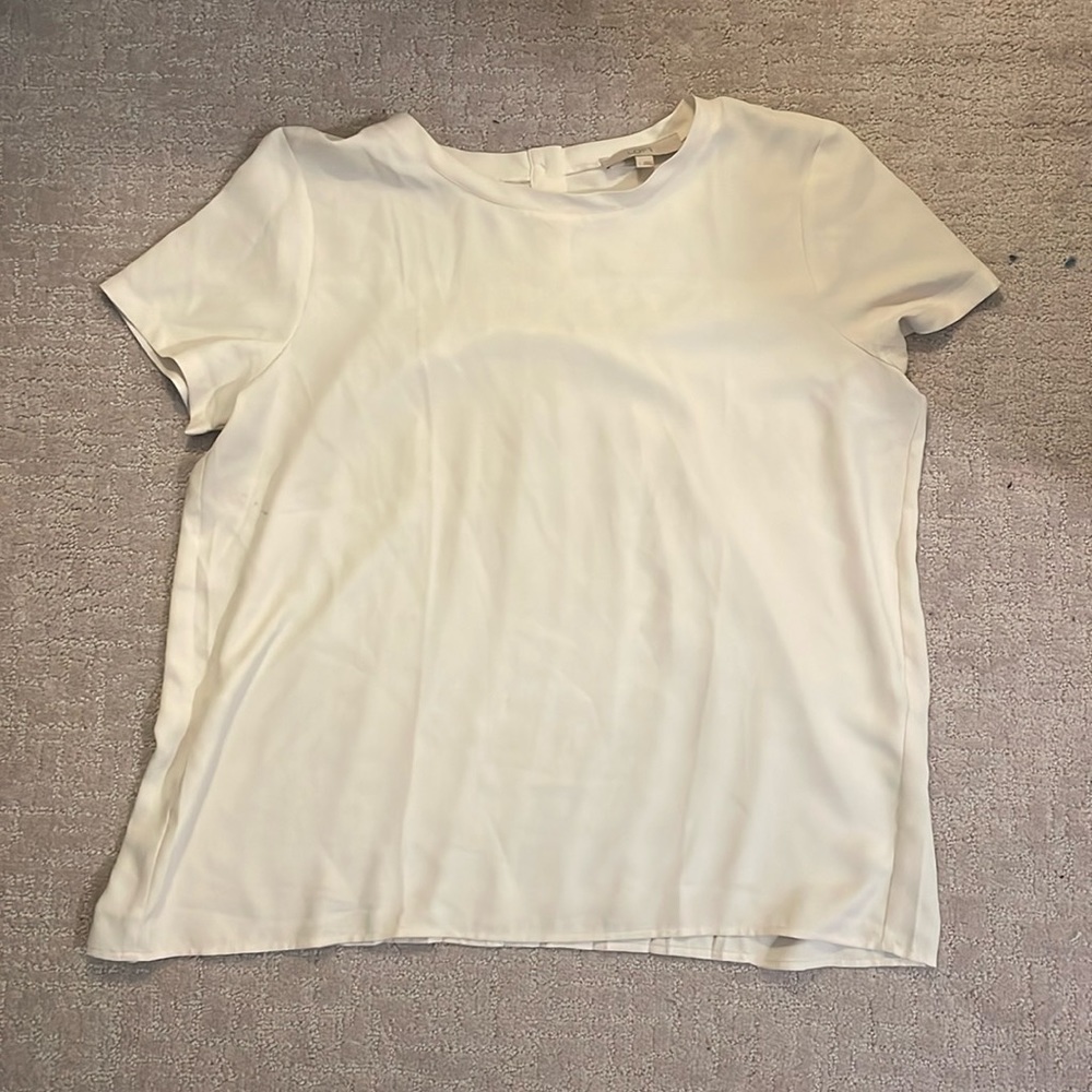 Loft pleated back work shirt